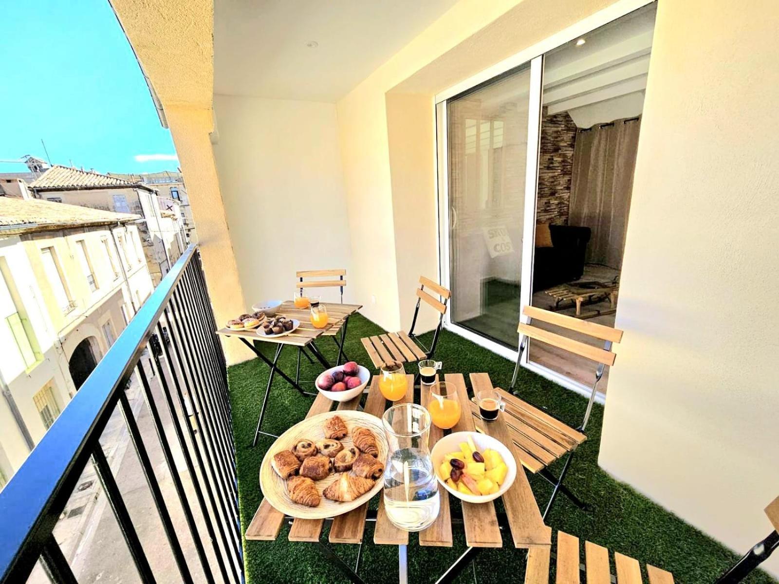 L'Escapade Forestiere - Coeur De Ville Avec Terrasse Nîmes Extérieur photo